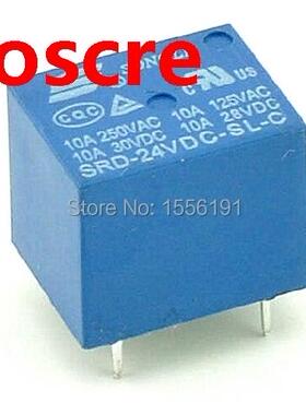 10PCS 5Pin 24V T73 The relay SRD-24VDC-SL-C Small signal r