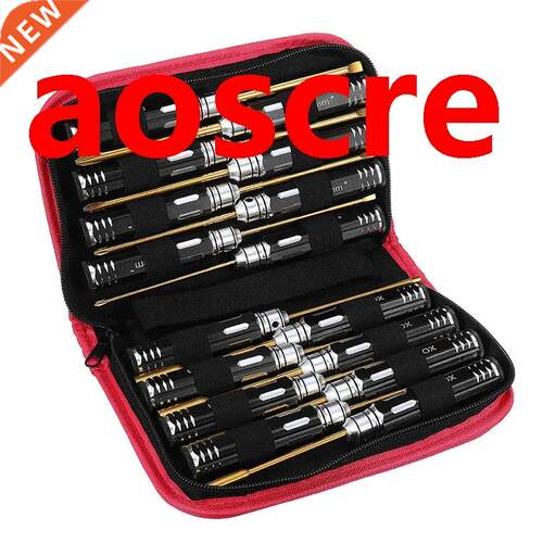 16Pcs Hex Phillips Screw Nut Flat Screwdriver Tools Box Set