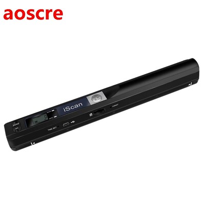 Portable Wireless A4 Size Document  Images Scanner 900Dpi R