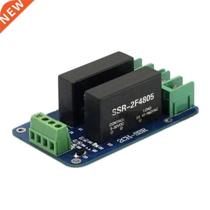 2 Channel SSR-2F Solid State Relay Module board 3V-32V 5A Fo