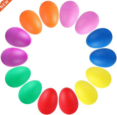 20pcs Plastic Percussion Maracas Shaker Musical Sound Egg C