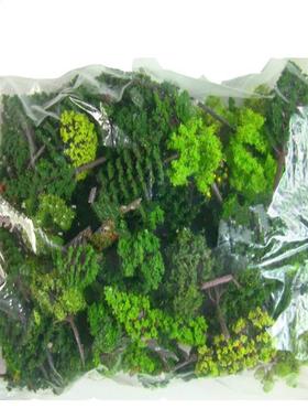 30Pcs/Lot Model Green rees Mixed Wire And Plastic Model Land