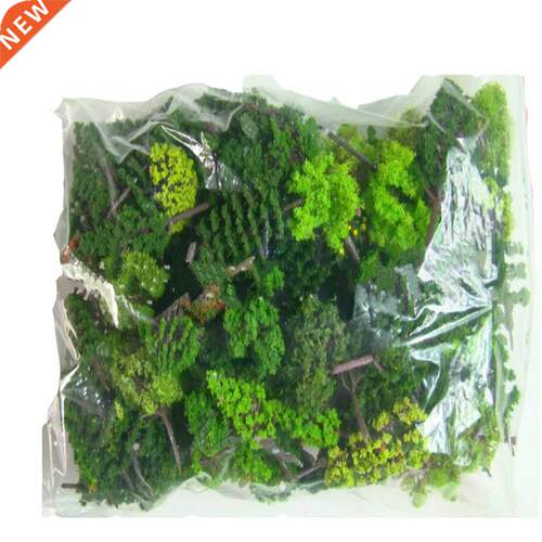 30Pcs/Lot Model Green rees Mixed Wire And Plastic Model Land