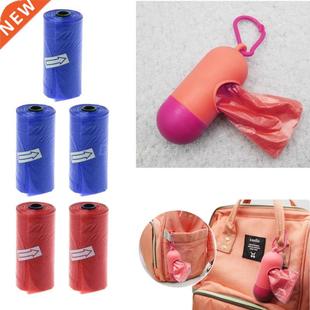 5 Roll Portable Baby Diaper Waste Bag Baby Strollers Disposa