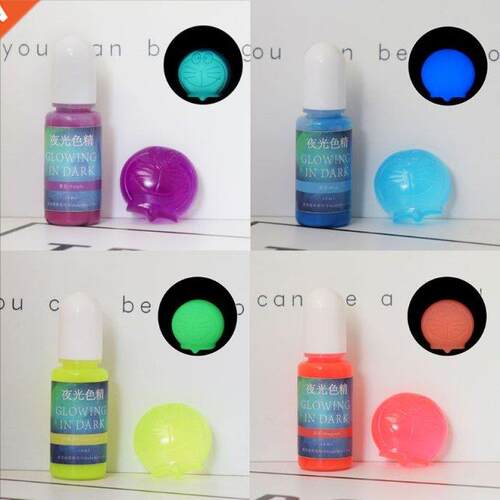 20 Colors Glowng n Dark Epoxy Resn Pgment Lumnous Colo