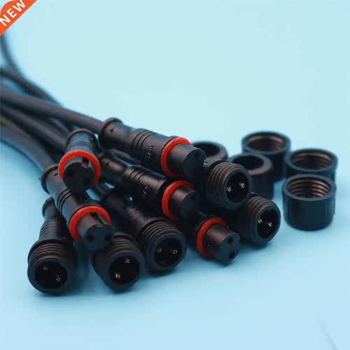 5Pairs 2Pin IP65 Waterproof Connector 0.3mm Male & Femal