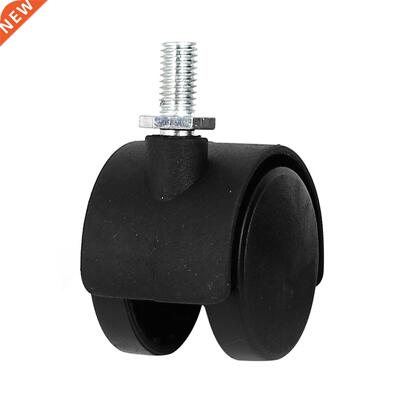 8mm Threaded Stem 1.5 Inch Dia Wheel Chair Swivel Caster 2 P