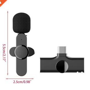 Live Broadcast Mic Type C Wireless Microphone System USB C V