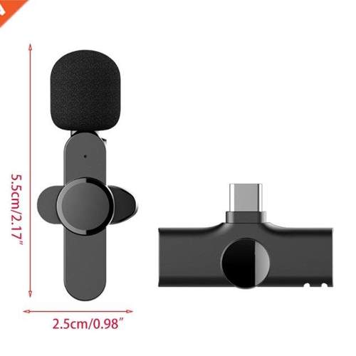 Live Broadcast Mic Type C Wireless Microphone System USB C V