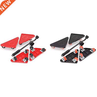 Furniture Lifter&4 Pcs Triple-cornered Slides Kit with T