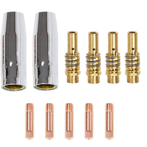 11 PCS MB15AK MIG Welder Consumable Accessory Welding Torch