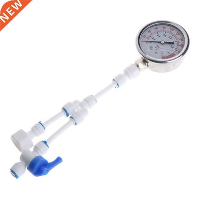 2in1 Water Purifier Tap Pipes Pressure Gauge Test Meter 0-1.