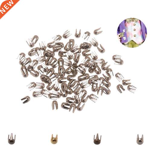 20/100Pcs/Pack 2/5/6mm Mini Buckle Round Bead Claw Hammer Su
