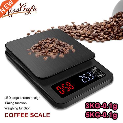 3/5KG Household Electric Scale Portable Drip Coffee Scale wi