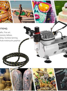 KKMOON Professional Air Compressor Set Hobby Paint Spray Set