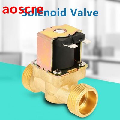 DC12V 300mA G3/4 Normal Closed Brass Electric Solenoid Valve
