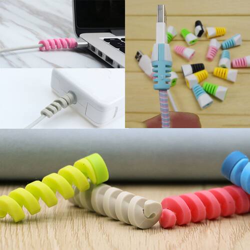 1/ 6/ 10pcs Saver Cover Connectors Charging Cable Protector