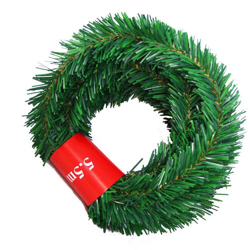 5.5m Pine Christmas Garland Decorative Green Christmas Garla
