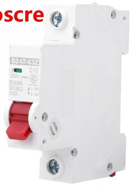 12pcs 1P MCB Circuit Breaker DZ47-63Z DC 250V Air Switch Cir