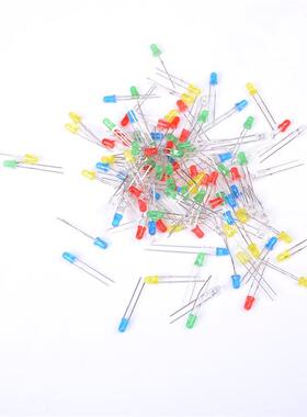 100pcs DTY 5mm LED Light Diffused Assorted Superbright LEDs