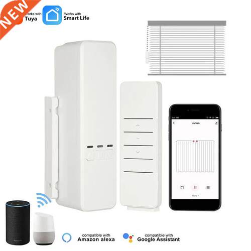 Tuya WiFi Smart Motorized Chain Roller Blinds Pull Bead Curt