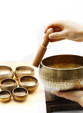 Tbetan Medtaton Handmade Sngng Bowl Tbetan Buddhst B