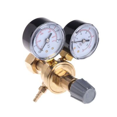 1pc Argon CO2 Gauges Pressure Reducer Mig Flow Meter Control