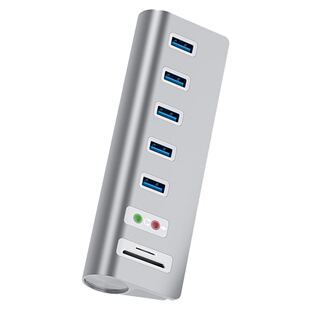 USB Hub Multi 5-port USB3.0 Docking Station With Computer Po