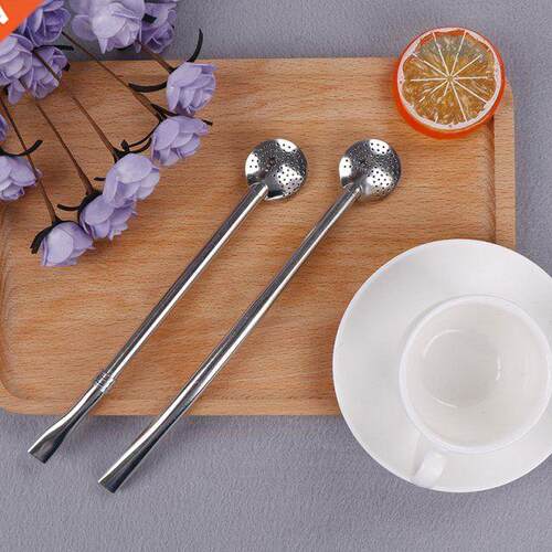 Creative Stainless Steel Hot Drinking Straw Filter Handmade