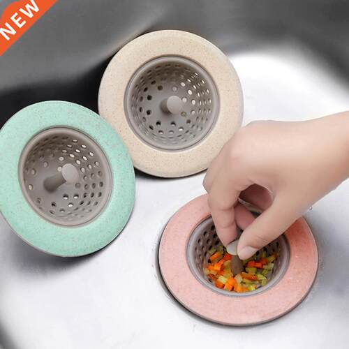 1PC Silicone Sink Strainer Waste Plug Sink Filter Waste Coll