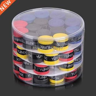 60pcs White Coated Anti-slip Tennis Overgrips Badminton Grip