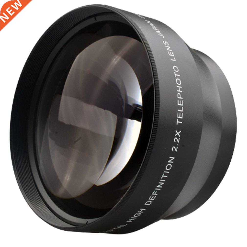 Optics 2.2x Teleconverter Lens Filter Adapter Optical Glass