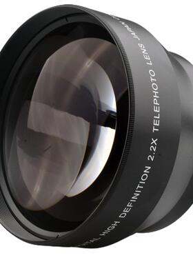 Optics 2.2x Teleconverter Lens Filter Adapter Optical Glass