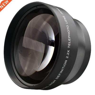 Optics 2.2x Teleconverter Lens Filter Adapter Optical Glass