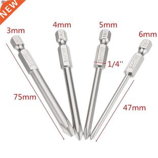 10pcs 75mm PH1 S2 Alloy eel Screwdriver Bit 1/4
