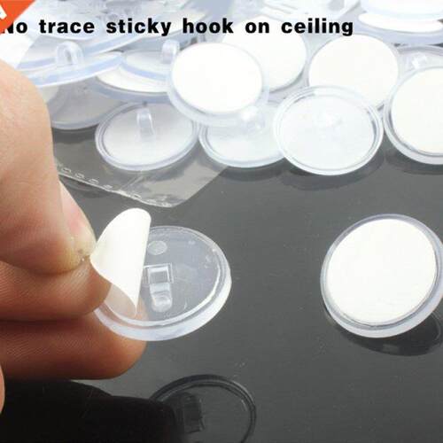Ceiling Transparent Strong Hook Self Adhesive Christmas Seam
