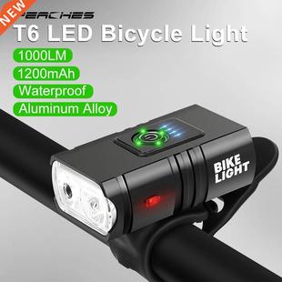 T6 LED Bicycle Light Front USB Rechargeable MTB Mountain Bic