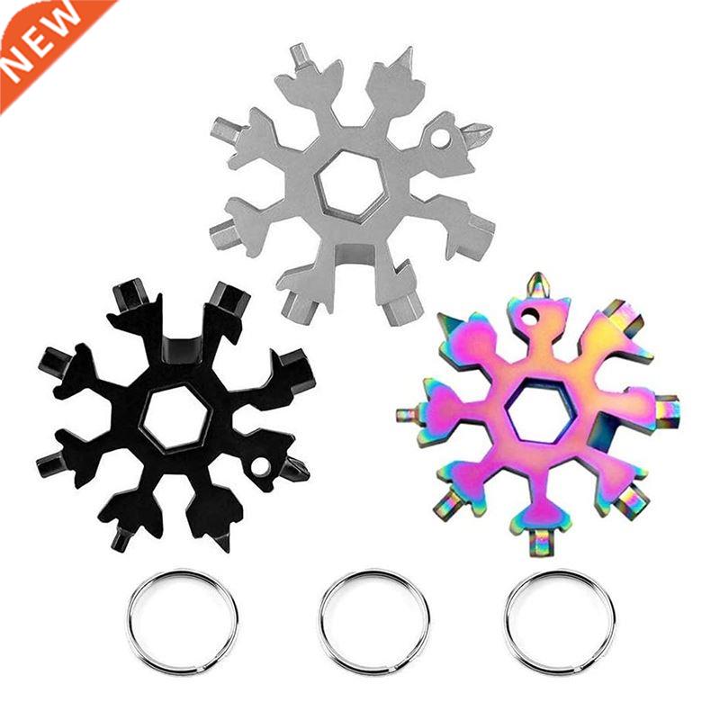 3Pcs 18 in 1 Snowflake Multi-Tool Outdoor Travel Camping Mul