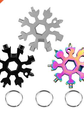 3Pcs 18 in 1 Snowflake Multi-Tool Outdoor Travel Camping Mul