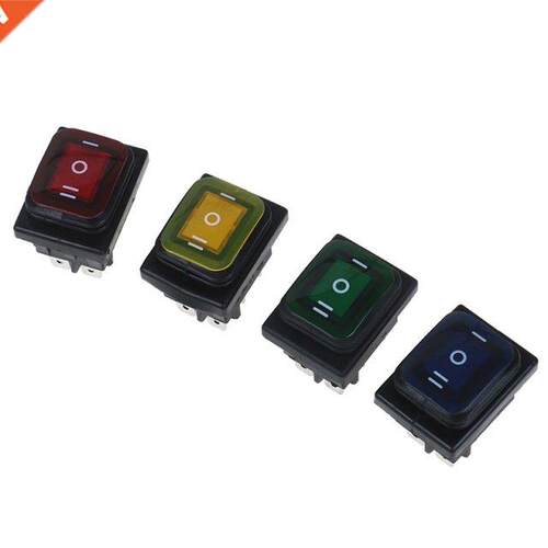 1PC 30A/250V 6Pin Waterproof Auto Boat Toggle Rocker Switch