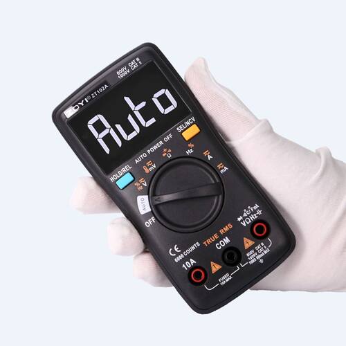 6000 Counts Auto Digital Multimeter LCD Functional AC/DC Amm