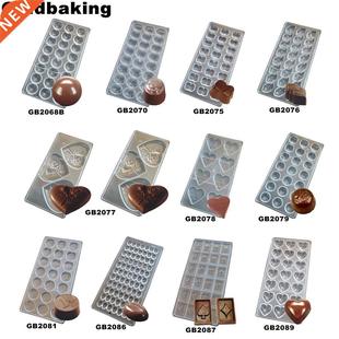 Heart Polycarbonate Chocolate Mold PC Coin Chocolate Mould D