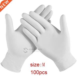 100pcs Household Kitchen Disposable Gloves Waterproof Nitril