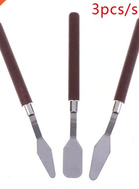 3pcs/set Oil Painting Scraper Of Acrylic Gouache Oil Paint