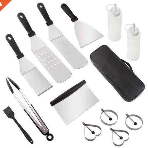 14pcs Kitchen Gadget BBQ Tools Set Outdoor Garden Stainless