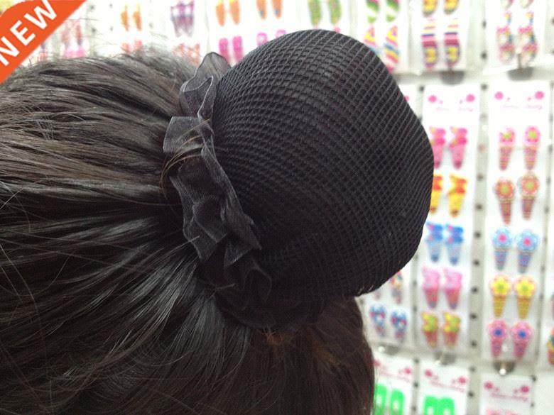 beautiful bun cover snood women hair net ballet dance skatin
