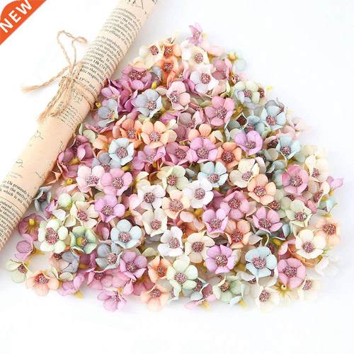 50/100Pcs 2cm Daisy Artificial Flowers Head Small Silk Multi