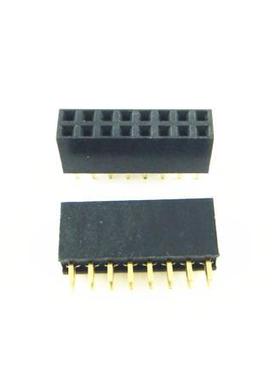 100pcs 2.54mm 2X8Pin Double Row Female 16P Straight Header P