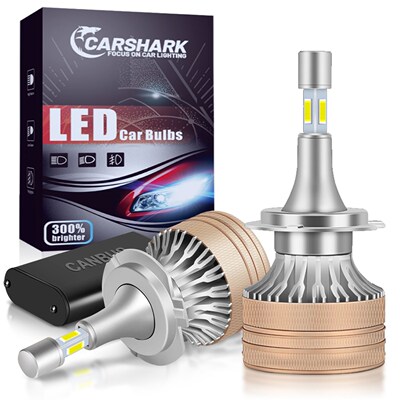 Carshark 360 Turbo H7 Led Headlight Canbus H1 H3 H4 9012 HIR