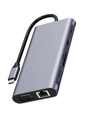 11 n 1 Type-C to PC Computer Charge Dock Staton HDM-Compa